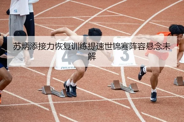 苏炳添接力恢复训练提速世锦赛阵容悬念未解